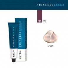 Vopsea cremă permanentă pentru păr PRINCESS ESSEX, 10/76 Blond deschis maroniu-violet, 60 ml 12306 Estel Moldova