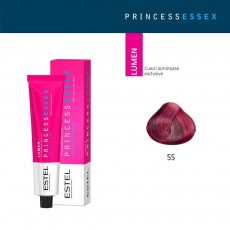 Vopsea cremă permanentă pentru păr PRINCESS ESSEX LUMEN, 55 Roşu, 60 ml 4585 Estel Moldova