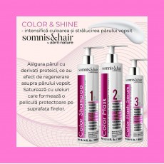 SET PROMOTIONAL pentru protectia culorii parului vopsit Somnis & Hair Color (Sampon 300ml, Masca 300ml, Ser 180ml) 5 Estel Moldova