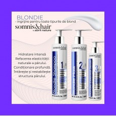 SET PROMOTIONAL pentru nuanțele reci de blond Somnis & Hair Blondie (Sampon 300ml, Masca 300ml, Ser 180ml) 3 Estel Moldova