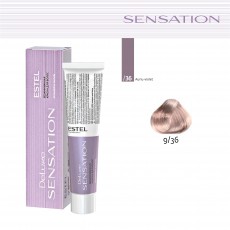 Vopsea fara amoniac pentru par DE LUXE SENSATION, 9/36 Blond auriu-violet, 60 ml 102797 Estel Moldova