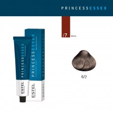 Vopsea cremă permanentă pentru păr PRINCESS ESSEX, 6/7 Castaniu închis maroniu, 60 ml 8944 Estel Moldova