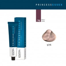 Vopsea cremă permanentă pentru păr PRINCESS ESSEX, 9/76 Blond maroniu-violet, 60 ml 12312 Estel Moldova