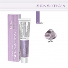 Vopsea fara amoniac pentru par DE LUXE SENSATION, 9/61 Blond violet-gri, 60 ml 102799 Estel Moldova