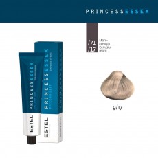 Vopsea cremă permanentă pentru păr PRINCESS ESSEX, 9/17 Blond gri-maroniu, 60 ml 8949 Estel Moldova