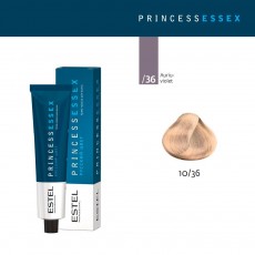 Vopsea cremă permanentă pentru păr PRINCESS ESSEX, 10/36 Blond deschis auriu-violet, 60 ml 8941 Estel Moldova