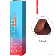Крем-краска для волос PRINCESS ESSEX EXTRA RED, 66/43 Темно-русый медно-золотистый,  60 мл 4559 Estel Moldova