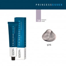 Vopsea cremă permanentă pentru păr PRINCESS ESSEX, 9/16 Blond gri-violet, 60 ml 12310 Estel Moldova