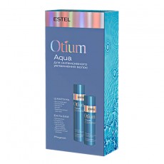 Set pentru hidratare intensa a parului fara sulfati ESTEL OTIUM AQUA (Șampon 250 ml, Balsam 200 ml) 27799 Estel Moldova