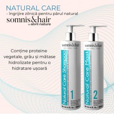 АКЦИОННЫЙ НАБОР для ежедневного ухода за волосами Somnis & Hair Natural Care (Шампунь 300мл, Маска 300мл) 12 Estel Moldova