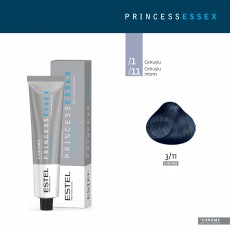 Vopsea-cremă permanentă pentru păr PRINCESS ESSEX CHROME, 3/11 Şaten gri intens, 60 ml 103517 Estel Moldova