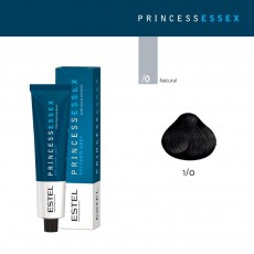 Vopsea cremă permanentă pentru păr PRINCESS ESSEX, 1/0 Negru, 60 ml 5108 Estel Moldova