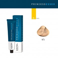 Vopsea cremă permanentă pentru păr PRINCESS ESSEX, 9/3 Blond auriu, 60 ml 4203 Estel Moldova