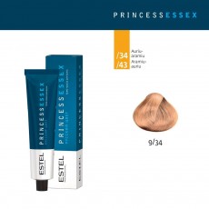 Vopsea cremă permanentă pentru păr PRINCESS ESSEX, 9/34 Blond auriu-aramiu, 60 ml 4202 Estel Moldova