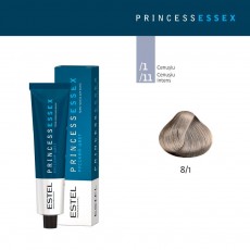 Vopsea cremă permanentă pentru păr PRINCESS ESSEX, 8/1 Castaniu deschis gri, 60 ml 4513 Estel Moldova